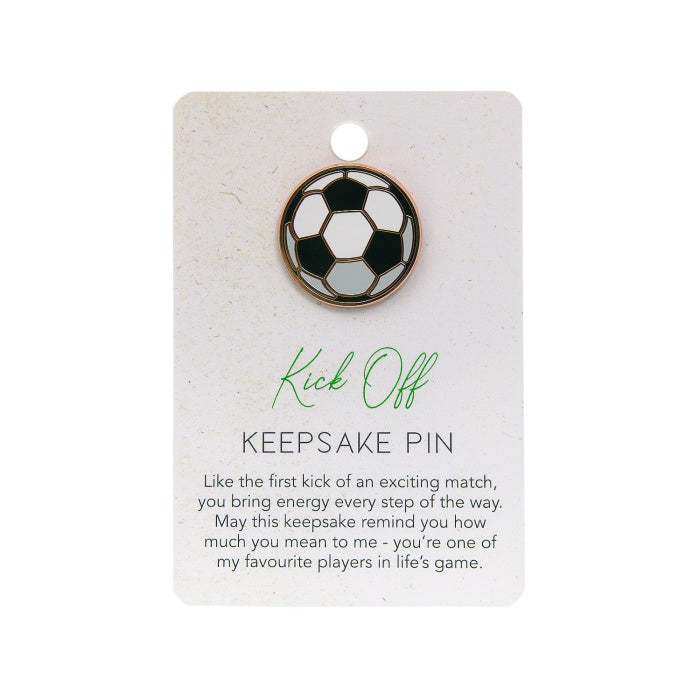Kick Off Keepsake Pin
