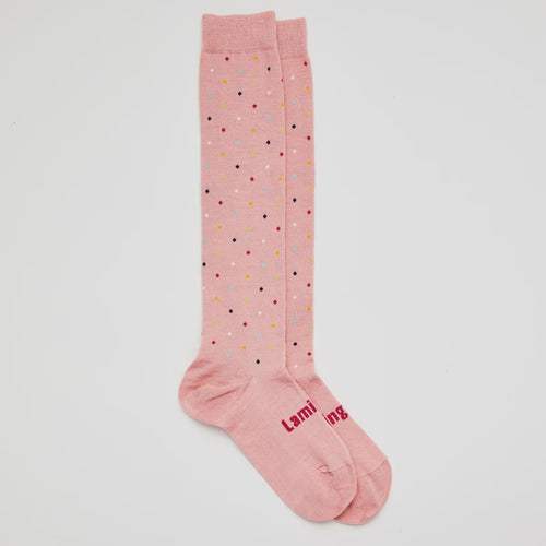 Merino Wool Knee High Socks | Woman | Hundreds & Thousands