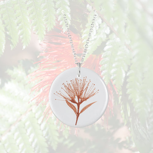 Rata Flower Pendant