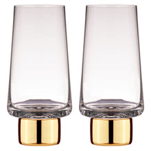 Aurora Clear Highball Tumbler - Set of 2 Entertain in style with our luxurious Aurora Collection. Gold, Rose, Matte Black and Silver. Rosies Gifts & Homeware, Mosgiel, Dunedin has quality glasses / glassware as birthday gifts, christmas gifts, anniversary gifts and more in store.