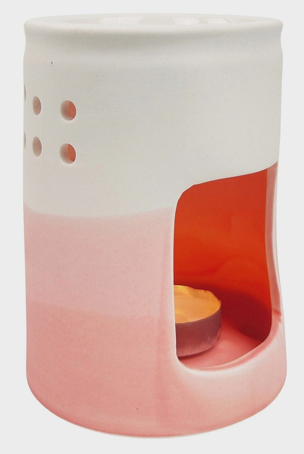 Alora Horizon Oil Burner White & Pink Alora Horizon Oil Burner is a charming addition to liven up any space. Rosies Gifts for your kitchen, dining, lounge decor items. Mosgiel, Dunedin