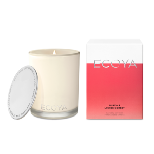 Ecoya Madison Candle - Guava & Lychee Sorbet - Rosie's Gifts and Homeware
