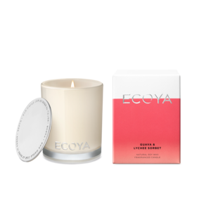 Ecoya Mini Madison Candle - Guava & Lychee - Rosie's Gifts and Homeware