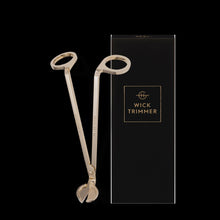 The new GLASSHOUSE FRAGRANCES candle wick trimmer perfectly trims your wicks to the ideal length to ensure a clean burning candle and helps prevent soot from forming on the glass. Made from stainless steel with gold plating. Rosies Gifts & Homeware has quality giftware including candles and accessories.