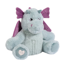 Toasty Hugs - Duke Dragon by Splosh, all-new cosy companions filled with calming tourmaline crystals. Removable heat pack to warm or cool. Rosies Gifts, Mosgiel, Dunedin for baby and child gifts.