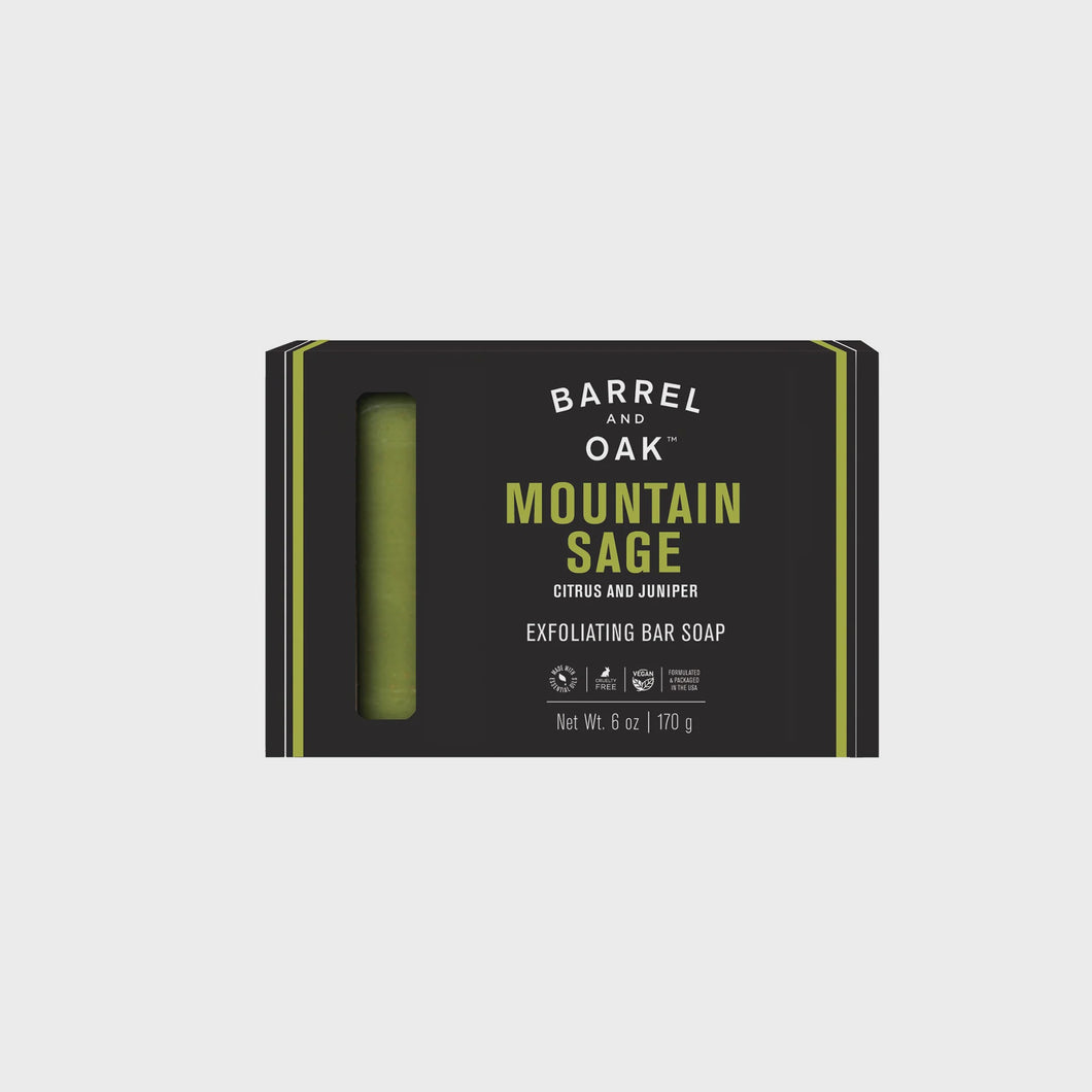 Exfoliating Soap Bar - Mountain Sage 6 oz.