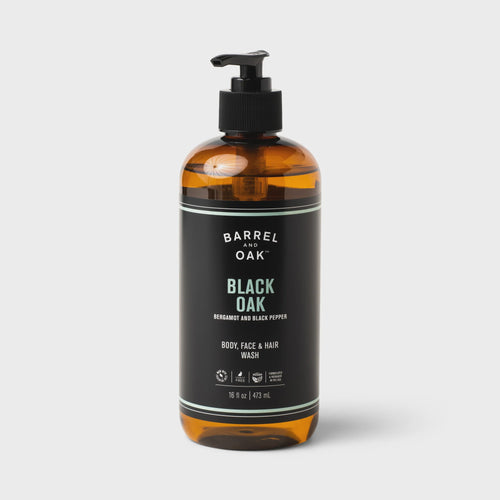 Hair, Face, and Body All-In-One Wash - Black Oak 16 fl oz.