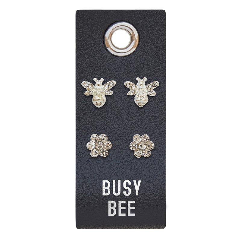 Silver Studs - Busy Bee