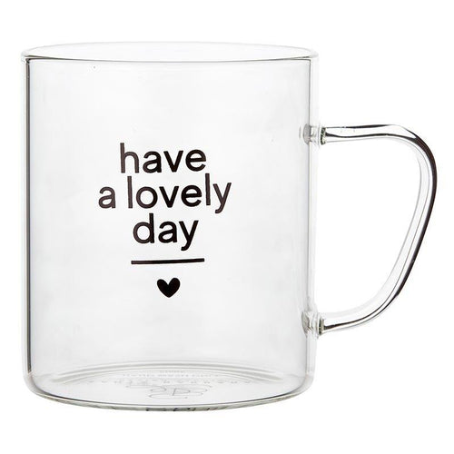 Lovely Day Glass Mug