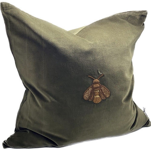 SANCTUARY CUSHION - HAND EMBROIDED - GREEN/GOLD Detailed Description INTRODUCING OUR MUCH ANTICIPATED ‘SANCTUARY’ CUSHION RANGE. CRAFTED WITH UTMOST CARE AND ATTENTION TO DETAIL, Rosies Gifts, Mosgiel, Dunedin