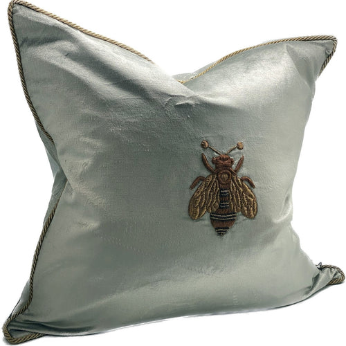 SANCTUARY CUSHION - HAND EMBROIDED - PLATINUM/GOLD Detailed Description INTRODUCING OUR MUCH ANTICIPATED ‘SANCTUARY’ CUSHION RANGE. Rosies Gifts, Mosgiel, Dunedin