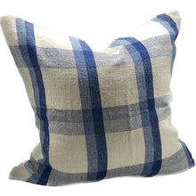 SANCTUARY LINEN CUSHION - IVORY/DENIM/BLUE Detailed Description INTRODUCING OUR MUCH ANTICIPATED ‘SANCTUARY’ CUSHION RANGE. CRAFTED WITH UTMOST CARE AND ATTENTION TO DETAIL, THIS IVORY/DENIM/BLUE LINEN CUSHION IS SURE TO ELEVATE YOUR INTERIOR AESTHETICS. Rosies Gifts, Mosgiel, Dunedin