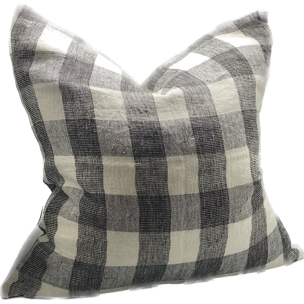 SANCTUARY LINEN CUSHION - IVORY/ CHARCOAL Detailed Description INTRODUCING OUR MUCH ANTICIPATED ‘SANCTUARY’ CUSHION RANGE. CRAFTED WITH UTMOST CARE AND ATTENTION TO DETAIL. Rosies Gifts, Mosgiel, Dunedin