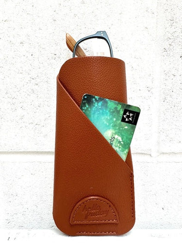 Hello Friday - Poppy Glasses Stasher (Glasses Case). Our soft vegan leather glass stasher with a slot to hold a card when you are on the go. Rosies Gifts & Homeware, Mosgiel, Dunedin for your quality fashion accessories, bags, handbags, wallets and more.