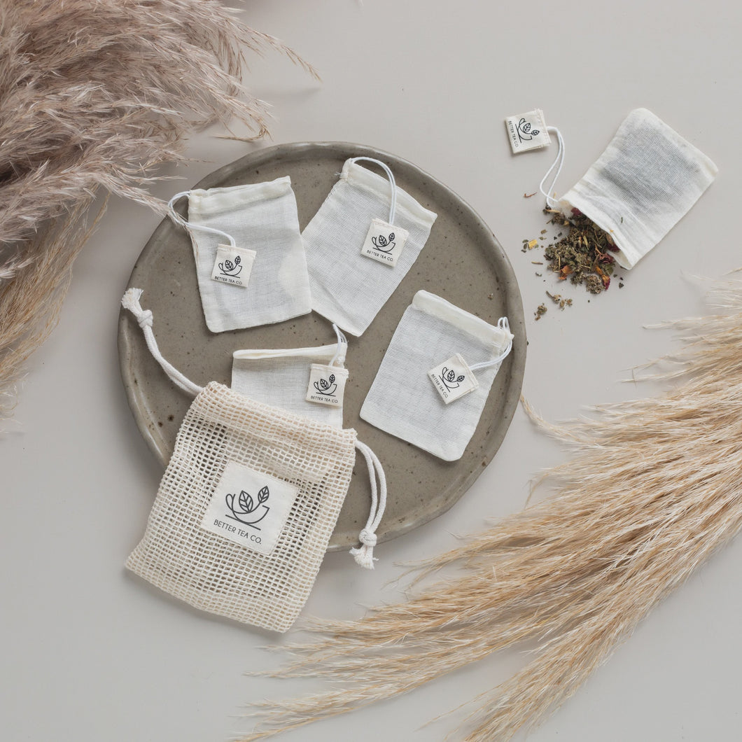 Cotton Reusable Tea Bags