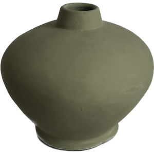 Levana Vase Orb Sage 25x27cm