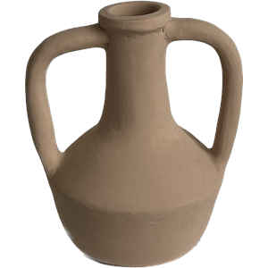 Levana Vase Two Handles Blush 19x18x13cm
