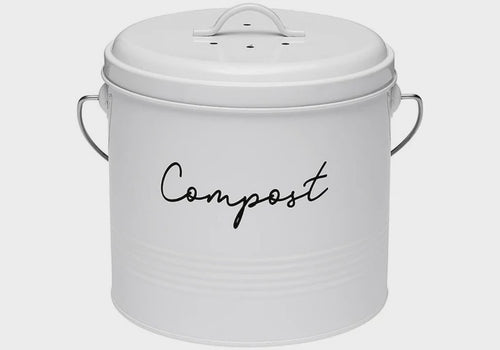 White Compost Bin