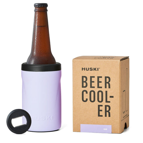 Limited Edition Huski Beer Cooler - Lilac This is not your typical beer cooler. The Huski Beer Cooler 2.0 is an award-winning, high-performance cooler that keeps your beer 10x colder than a non-insulated beer. Rosies Gifts, Mosgiel, Dunedin