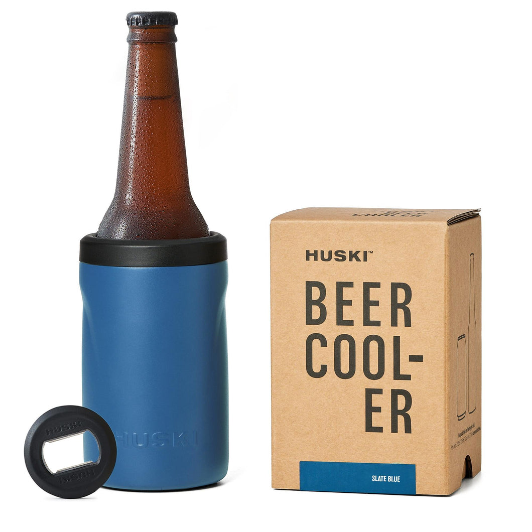 Limited Edition Huski Beer Cooler - Slate Blue. This is not your typical beer cooler. The Huski Beer Cooler 2.0 is an award-winning, high-performance cooler that keeps your beer 10x colder than a non-insulated beer. Rosies Gifts, Mosgiel, Dunedin