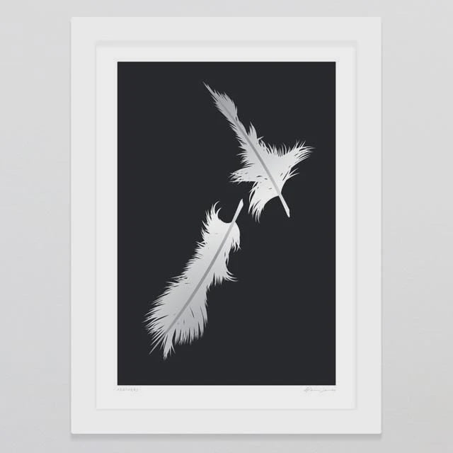 FEATHERS ART PRINT - by Glenn Jones