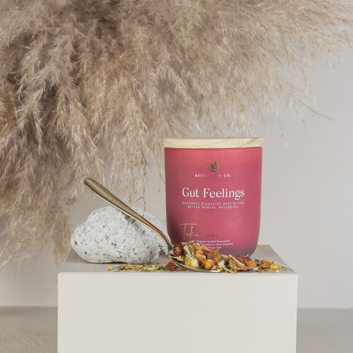 Products Gut Feelings Herbal Tea 100g Jar