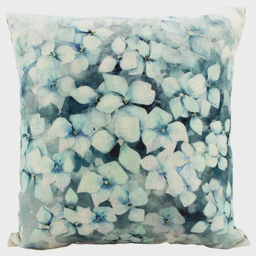 Petal Rain Linen Cushion. Includes cushion insert. Rosies Gifts & Homeware, Mosgiel, Dunedin for a range of cushions, throw, blankets for your home.