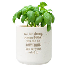 "Strong" Positive Pot by Splosh. They are back and better than ever! Inspired by the growing demand for plant-related products. Rosies Gifts, Mosgiel, Dunedin for flower vases, plant pots and artificial flowers.