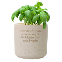 "Friends" Positive Pot by Splosh. They are back and better than ever! Inspired by the growing demand for plant-related products. Rosies Gifts, Mosgiel, Dunedin for flower vases, plant pots and artificial flowers.