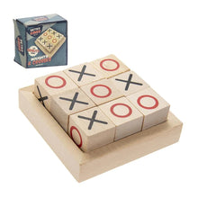 Retro Games Noughts & Crosses Set Play one-on-one, or in teams of 2! This classic wooden set is perfect for the home, long journeys, office desks and more. Rosies Gifts & Homeware, Mosgiel, Dunedin has gifts, presents and quality games for your family.